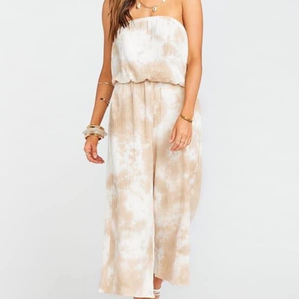Twisted Tie Dye Jumpsuit - Picture 1 of 5